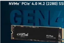 2TB Crucial P3 Plus NVMe PCIe 4.0 SSD 在亚马逊上获得 34% 的大幅折扣