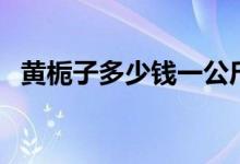 黄栀子多少钱一公斤（黄栀子多少钱一斤）