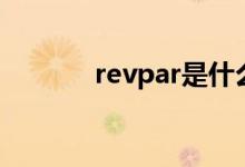 revpar是什么意思（revpar）