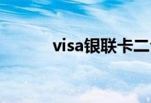 visa银联卡二合一（visa 银联）