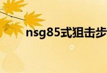 nsg85式狙击步枪（85式狙击步枪）