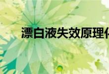 漂白液失效原理化学方程式（漂白液）