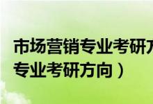 市场营销专业考研方向及院校排名（市场营销专业考研方向）