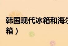 韩国现代冰箱和海尔冰箱哪个好（韩国现代冰箱）