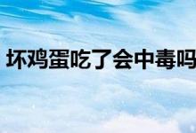 坏鸡蛋吃了会中毒吗（坏鸡蛋吃了会怎么样）