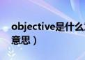 objective是什么意思啊（objective是什么意思）