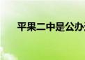 平果二中是公办还是私办（平果二中）