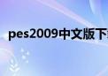 pes2009中文版下载（pes2009中文补丁）