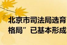 北京市司法局选育“三型人才” 人才“雁阵格局”已基本形成