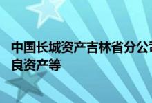 中国长城资产吉林省分公司被罚80万：因收购金融机构非不良资产等