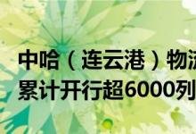 中哈（连云港）物流合作基地中欧（亚）班列累计开行超6000列