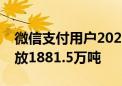 微信支付用户2023年低碳成绩单：减少碳排放1881.5万吨