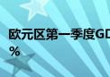 欧元区第一季度GDP年率终值0.4% 预期0.40%