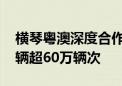 横琴粤澳深度合作区封关运行百天 进出境车辆超60万辆次