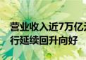 营业收入近7万亿元 前4月我国轻工业经济运行延续回升向好