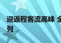 迎返程客流高峰 全国铁路加开旅客列车1071列