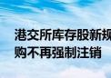 港交所库存股新规今日正式生效 港股公司回购不再强制注销