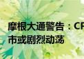 摩根大通警告：CPI和美联储决策同日出炉 股市或剧烈动荡