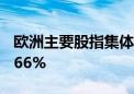 欧洲主要股指集体收跌 德国DAX30指数跌0.66%