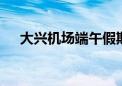 大兴机场端午假期迎送旅客38万余人次