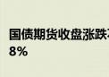 国债期货收盘涨跌不一 30年期主力合约涨0.28%