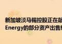 新加坡淡马锡控股正在敲定将液化天然气贸易公司Pavilion Energy的部分资产出售给壳牌的交易