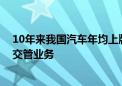 10年来我国汽车年均上牌超过2000万辆！公安部持续优化交管业务