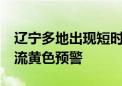 辽宁多地出现短时强降水 14日继续发布强对流黄色预警