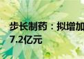 步长制药：拟增加股份回购金额至3.6亿元—7.2亿元