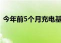 今年前5个月充电基础设施增量为132.8万台