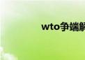 wto争端解决机制（wto）