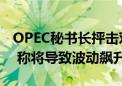 OPEC秘书长抨击对石油需求即将见顶的预测 称将导致波动飙升