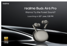 realme Buds Air6 Pro 将于 6 月 20 日在印度推出
