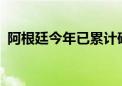 阿根廷今年已累计确诊50.8万例登革热病例