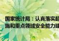 国家统计局：认真落实超长期特别国债支持国家重大战略实施和重点领域安全能力建设