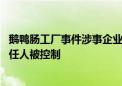 鹅鸭肠工厂事件涉事企业停产整顿 被卧底曝光鹅鸭肠工厂责任人被控制