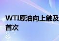 WTI原油向上触及79美元/桶 为5月30日以来首次