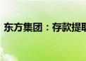 东方集团：存款提取受限 贷款余额6.66亿元