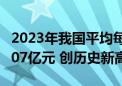 2023年我国平均每天完成交通基础设施投资107亿元 创历史新高