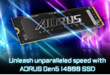 技嘉发布超快 AORUS Gen5 14000 SSD 容量高达 4 TB