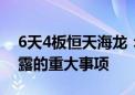 6天4板恒天海龙：公司不存在应披露而未披露的重大事项