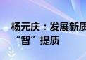 杨元庆：发展新质生产力要以“新”促新 以“智”提质