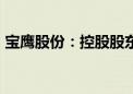 宝鹰股份：控股股东拟增持1%-2%公司股份