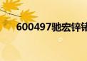 600497驰宏锌锗股票行情（600497）