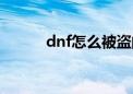 dnf怎么被盗的（dnf怎样盗号）