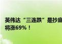 英伟达“三连跌”是抄底良机？七条护城河在手：12个月内将涨69%！