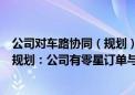 公司对车路协同（规划）方面有哪些未来相关的设计？苏州规划：公司有零星订单与此相关