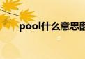 pool什么意思翻译（pool什么意思）