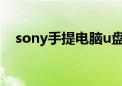 sony手提电脑u盘启动（sony手提电脑）