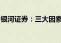 银河证券：三大因素叠加带来并购重组新机遇